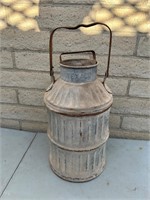 Antique Texaco Dairy Mill Can w Handle