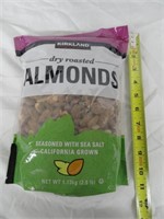 KS Dry Roasted Almonds 2.5lb Bag Best By: 1/2021