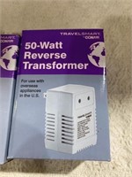 TRAVEL SMART REVERSE 50-WATT TRANSFORMER New
