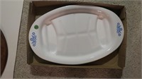 Vintage Corning Ware Platter (16.5" x 10.5")