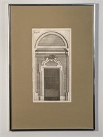 17th or 18th Italian Architectural Engraving