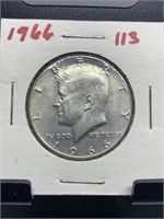 1966 KENNEDY SILVER HALF DOLLAR