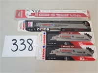 4 Assorted Reciprocating Saw Blades For Metal