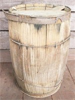 Antique Barrel (As is/Damaged/Loose) 17.5" x 12"