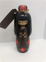 Vintage wood Japan doll