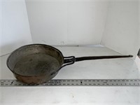 Hand forged large skillet