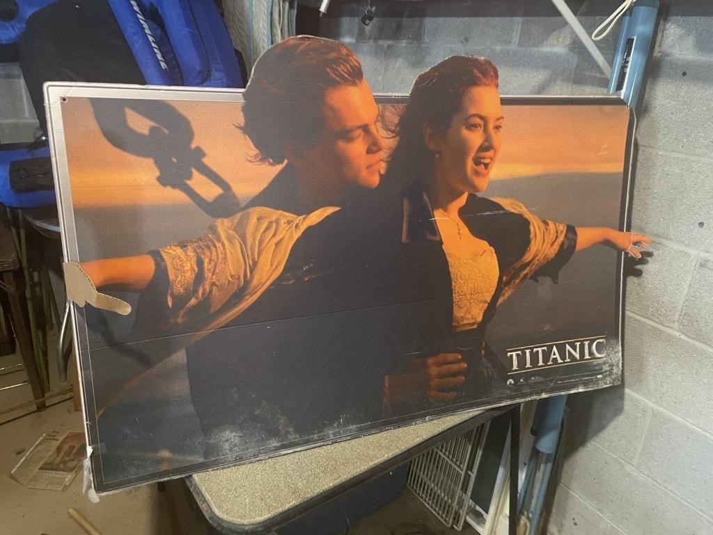 Titanic Cardboard Poster 45in*28in