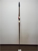 Handcrafted Native Amer. Inspired Spear (No Ship)