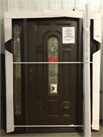 RH Dark Walnut Entry System w/ Bullet glass