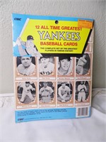 12 AllTime Greatest Yankees BaseballCards Unopened