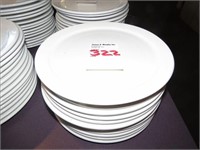 LOT, (13) 10" ROUND WHITE DINNER PLATES