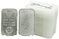 (20) Golden State Mint One Oz. Pure Silver Bars