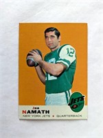 1969 Topps "Broadway" Joe Namath Card #100