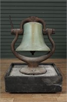 Antique Bronze and Cast Iron Locomotive Bell