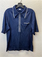 Vintage 1/2 Zip Collared Shirt