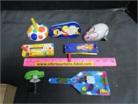 Vintage Noise Makers and Wind-Up Mouse