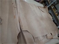 (4) Rolls Of Leather - 32"W x 40"L