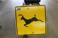 Deer Crossing Sign