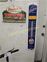 PACKARD THERMOMETER AND WHITAKER KEY RACK