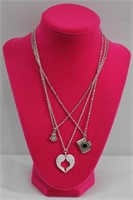3pc Chain & Pendant Necklaces