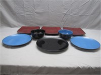 Lot of Assorted Ceramic Kitchen Plates and Bowls