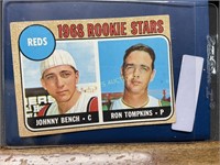 1968 JOHNNY BENCH ROOKIE CARD TOPPS # 247