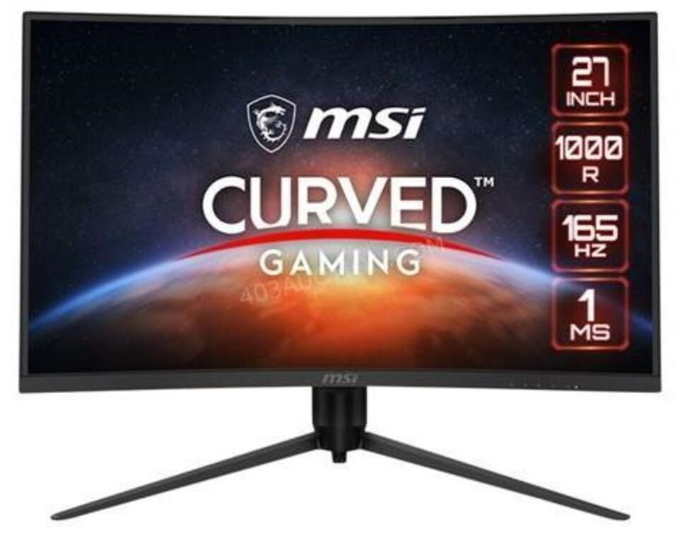 27" Msi Optix Curved Gaming Monitor - NEW $190