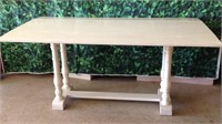 FE) BEAUTIFUL OFF WHITE FOLD UP TABLE