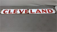 Cleveland Porcelain Sign