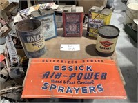 Vintage Advertising Tins & Sign