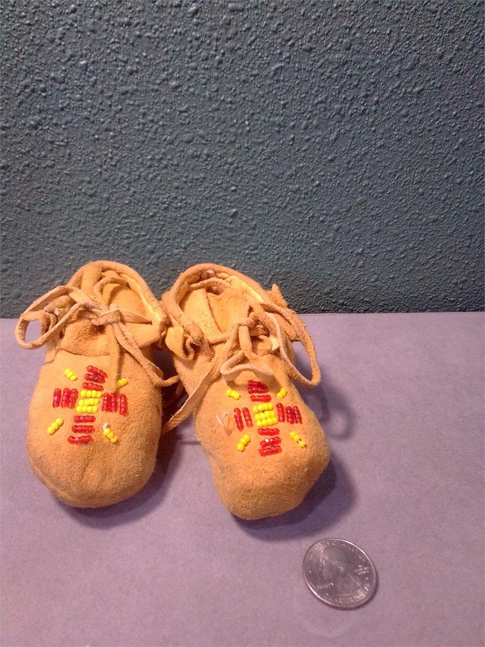 Vintage Baby Moccasins