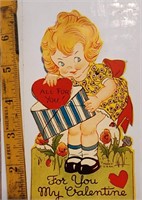 Vintage Mechanical Valentine Heart in Envelope