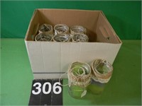 Jars With Twine & Lace Decor