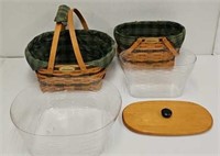 (2) Longaberger Baskets