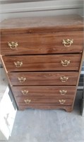 FIVE DRAWER CHEST OF DRAWERS