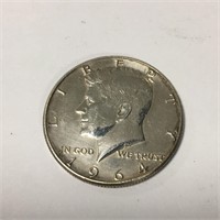 1964 Silver Kennedy Half Dollar