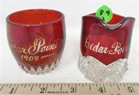 2 - Cedar Point souvenir glasses
