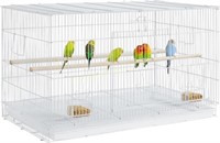 Yaheetech 30-inch Stackable Bird Cage  White