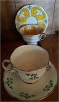 2 Bone China Cups And Saucers #4