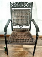 Chaise en aluminium avec PVC tissé ext./int. A-1