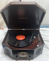 Crosley Broadcaster 3 In 1 AM/FM, Turntable &