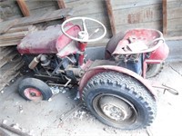 Homemade Tractor  w blade (36"), mower (30")