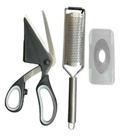 Pizza Scissors 2n1 and Turner/Multifunction Grater