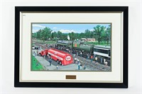 FRAMED SIGNED AND NUMBERED LARRY FISHER PRINT