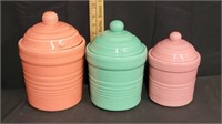 Lot of 3 Sonoma Canisters