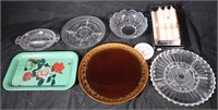 Moundridge Creamery Tray and Serving Dishes