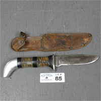 Lucite  Handle Custom Theatre Knife & Sheath