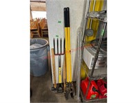 Post Hole Digger, Pick axe, Potato Fork, Sledge