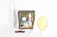 Barber Face Soap with Mustache Comb