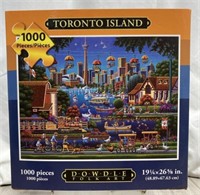 Dowdle Folk Art Toronto Island 1000 Piece Piece